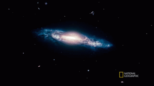 this is a large spiral galaxy with a bright center