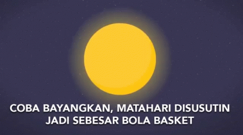 an animation image with the text, boba bayanka, matadari disuttn jadi sebear bola basket