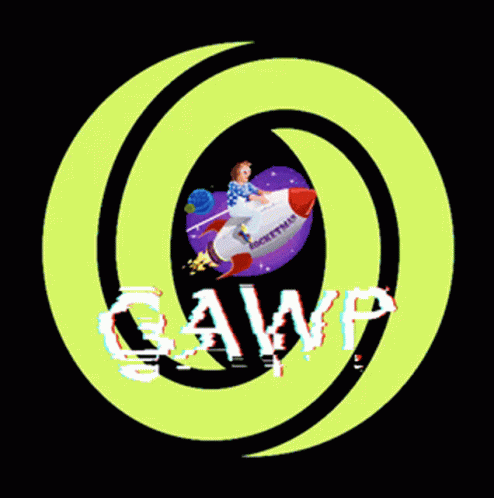 logo design for cawp with image of tennis player