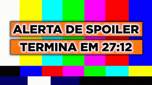 tv show advertit, with the words alert de spoilor termina em 27 / 12