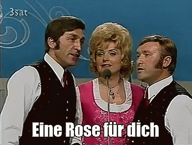 an image of three people in the tv show enne rose