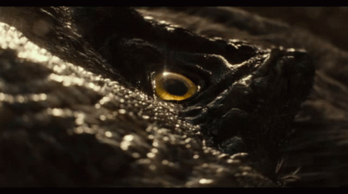 an illuminated eye from game of thrones in the middle of the night