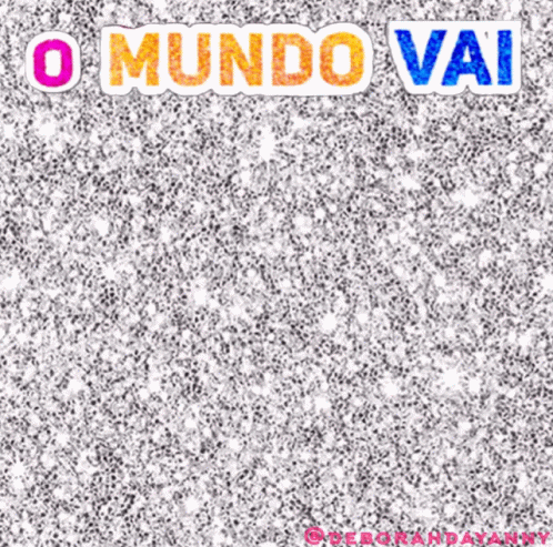 a television with a message on it that says'90 mundo vai