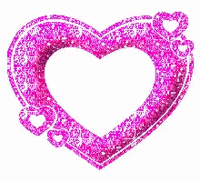 a heart - shaped object made of glitter is depicted