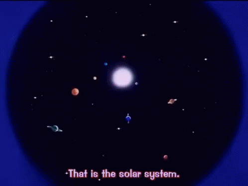 a small solar system with the words, that is the solar system