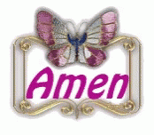 the name amen with a erfly on it