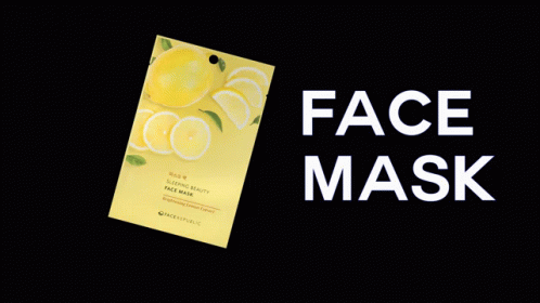 face mask with the words'face mask'overlayed