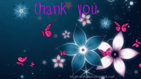 the words thank you on a brown background with flowers