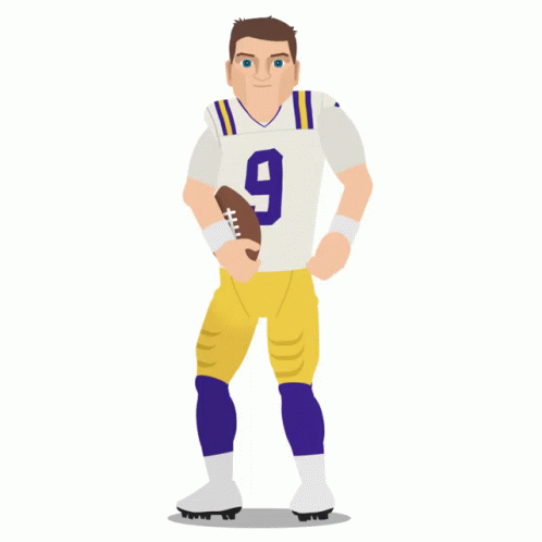 an illustration of the nfl's famous football player, colin smith