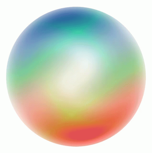 this is a colored sphere with no background