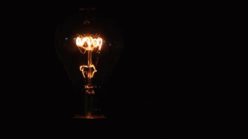 this is a pograph of a lit up bulb in the dark