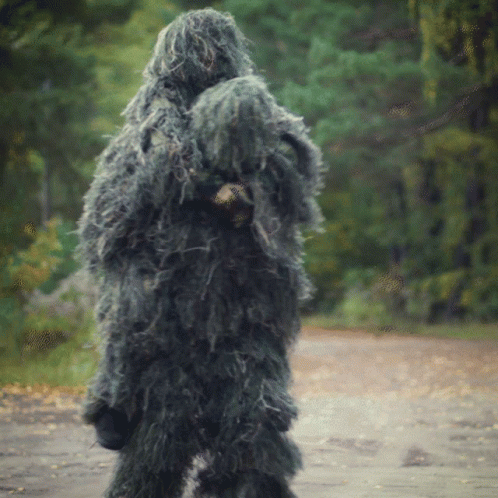 a fuzzy object that looks like a giant dog