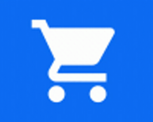 an orange on with a shopping cart icon