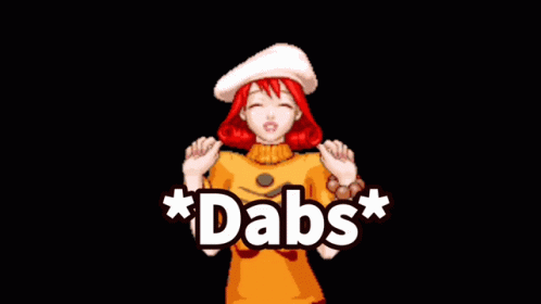 an animated image of the character dabs in the computer game