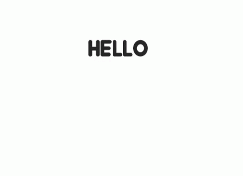 the word hello written in black and white