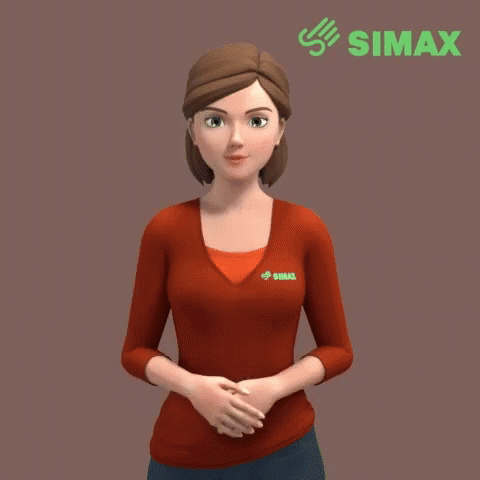 an animated animated girl is posing for the camera