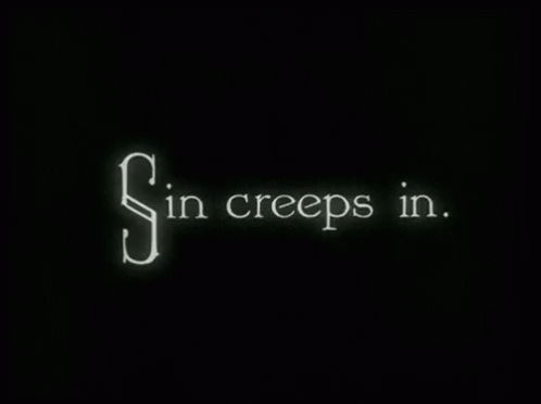 a sign in the dark with words saying, sincreps in