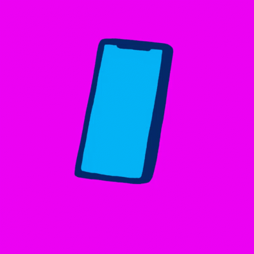 a bright yellow rectangular object on purple background