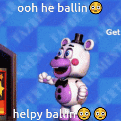 a cartoon image with a caption for the word'ooh he ballin gettin help batman '