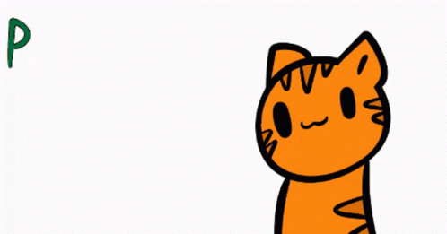 an image of a cartoon cat standing up