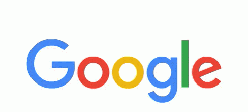google logo with an orange circle and a green circle above the word