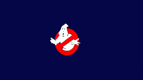 a ghost holding a blue sign with the letter o