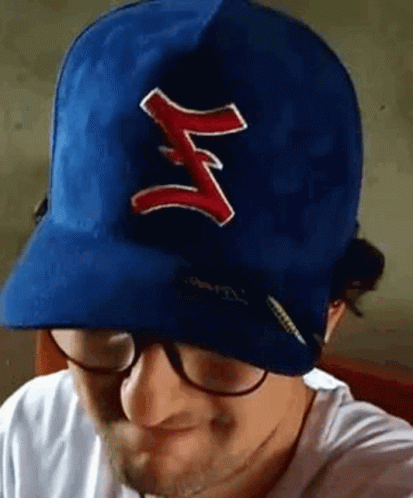 a man with a hat that has the z on it