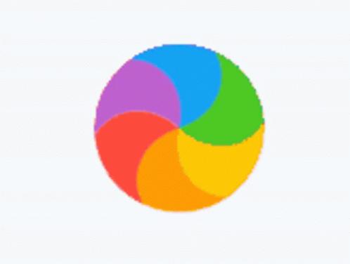 a picture of some sort of circle that looks like a colored wheel