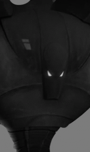 this looks like batman's head hanging over a wall