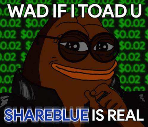 a cartoon frog with words around it saying'wad if toadu '