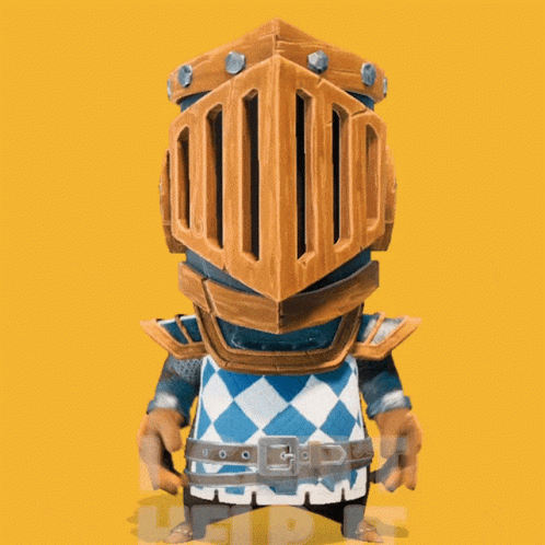 this is the image of a lego figurine with blue skin