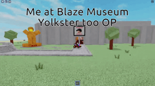 the pixel game, me at blaze museum v0 - yokester to op