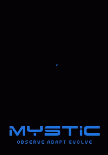 an image of a dark background with the words mystic above it
