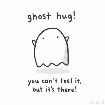 a cartoon of an animated character with the capt'ghost hug '