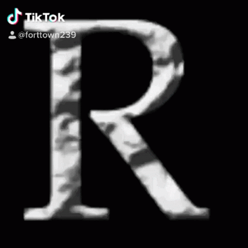 a white alphabet type that has a black background