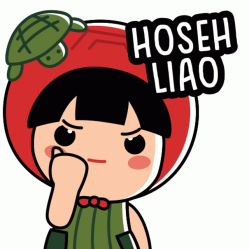 the hosseh lao sticker on a white background