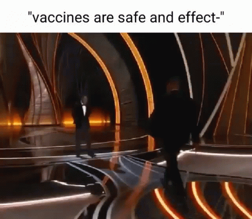 the screen that shows the fake and fake news about fake vaccines