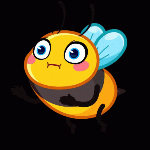 a cartoon fly bug with a big smile