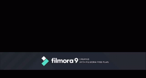 a black logo that says, filmora 9 created with graphic styles and font