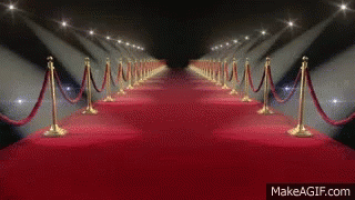 an animated image of the blue carpeted walkway that runs through a hallway
