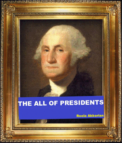 a portrait of the american president on a blackboard