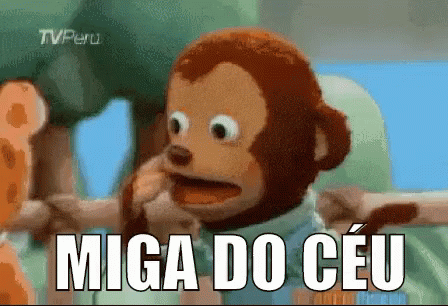 a cartoon monkey has the words mcga do ceu over him