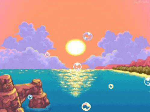 cartoon game image with ocean background