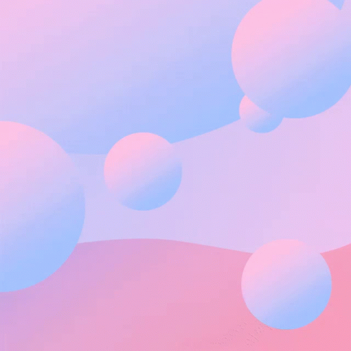 a pink wall and some circles on it