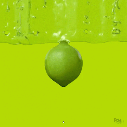 an oil painting of a green vase floating in the water