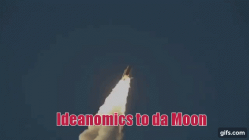 a black and white po of an airplane with the words ideonmies to la moon above it