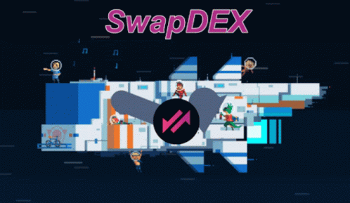the cover for swapdex, an action - packed retro - style video game