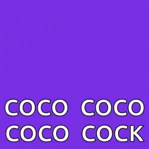 a poster with some words that say coco cola cock