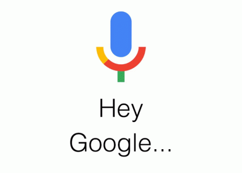 a logo for a google company, with a microphone on it