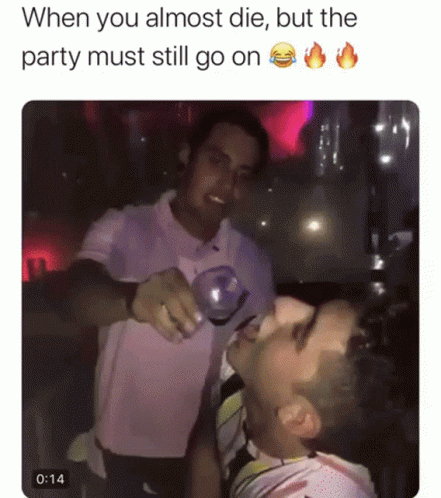 an image of a guy at a party